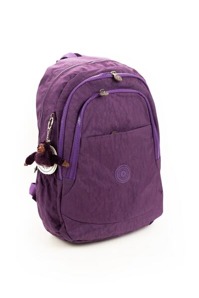 İMAKS Водостійка тканина Krinkıl / Klinkır з багатомісним рюкзаком та шкільною сумкою, фіолетова 8812
