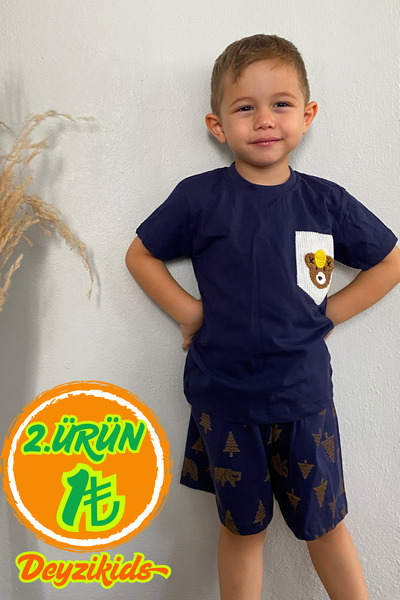 Deyzikids Printed T-Shirt Kids Girls and Boys Tracksuit Set Cute and Cool Casual T-Shirt and Bottom Top 2-5 Years