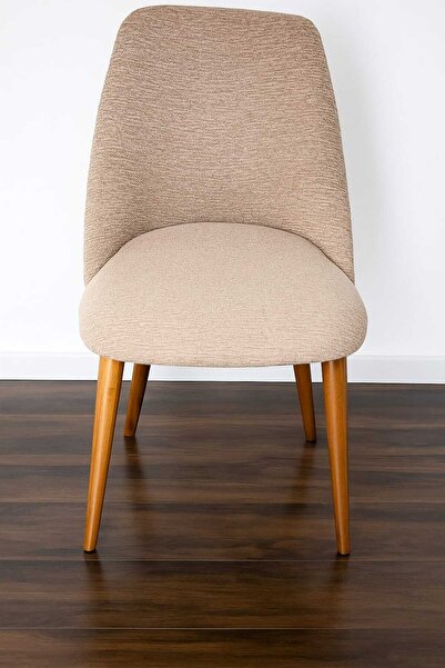 köklem Jakarlı, Çubuk Desen Oval Sandalye Kılıfı, Yıkanabilir Sandalye Örtüsü 1 adet