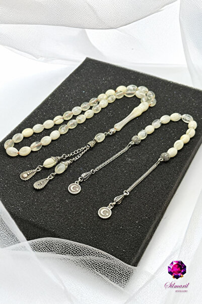 Muammer Köksal Design Kişiye Özel Harfli Erkek Hediyelik Kehribar Tesbih + Za...