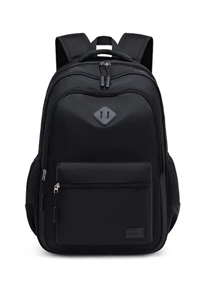 Woys Bags Σακίδιο πλάτης 3 θέσεων Unisex Μαύρο Χρώμα Laptop Σχολικό Μάθημα Κάμπινγκ Ταξίδι Ταξίδι Καθημερινής χρήσης