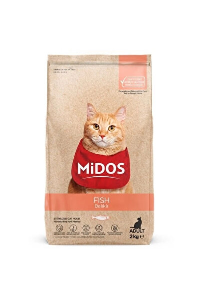 MİDOS BALIKLI KISIRLAŞTIRILMIŞ KEDİ MAMASI SÜPER PREMIUM