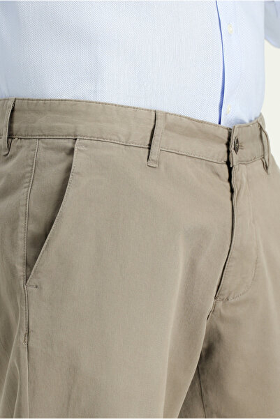 Kiğılı Slim Fit Dar Kesim Likralı Kanvas / Chino Pantolon