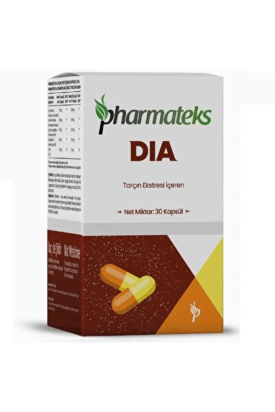 Pharmateks DIA Tarçın Ekstresi İçeren 30 Kapsül,