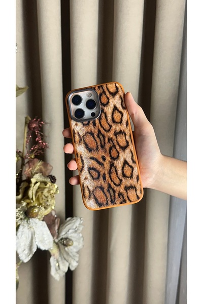 DGN İphone 11 Uyumlu Leopar Desenli Premium Kaliteli Telefon Kılıfı