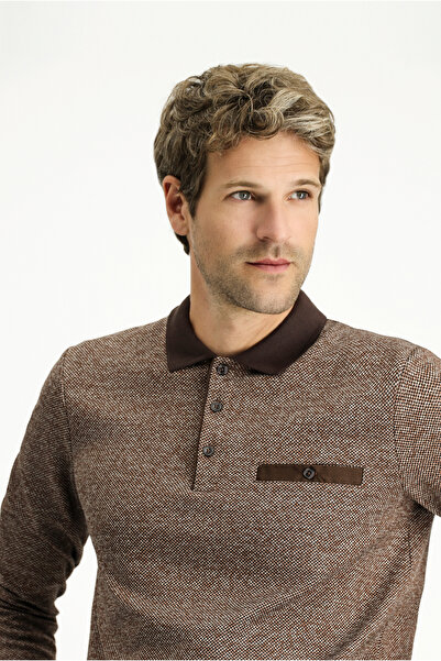 Kiğılı Βαμβακερό φούτερ Polo Neck Regular Fit