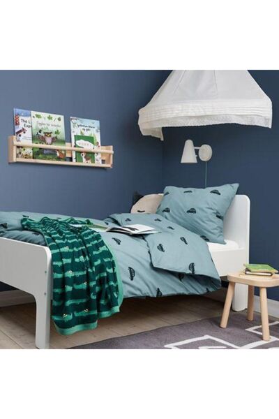 IKEA طقم غطاء لحاف فردي من بارندروم، أزرق