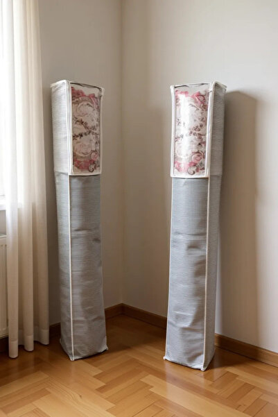 Milenay 2 kusy - Úložný prostor na koberce s okénkem - Pruhovaný model pro ul...
