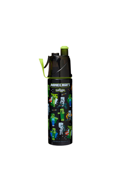 SMIGGLE - Minecraft Su Püskürtmeli 500ML Çelik Matara