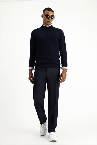 Kiğılı Half Turtleneck Regular Fit Cotton Sweater