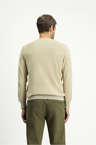 Kiğılı Crew Neck Regular Fit Cotton Cashmere Knitwear Sweater