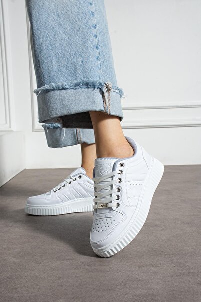 L.A Polo Beyaz Günlük Kadın Sneaker
