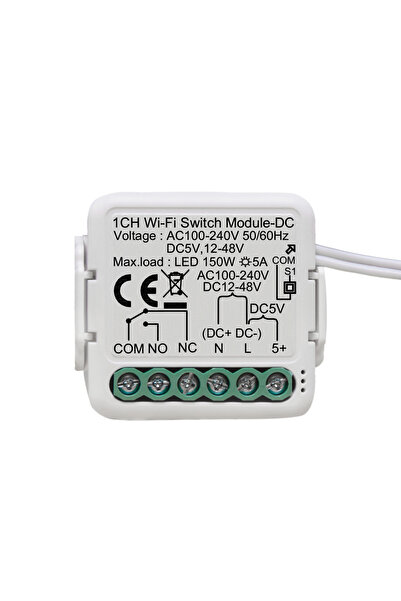 Choice وحدة مفتاح الاتصال الجاف الذكي Tuya 1Gang WIFI Dry DC5V/12-48V AC110-240V DIY قاطع الدائرة المتوافق