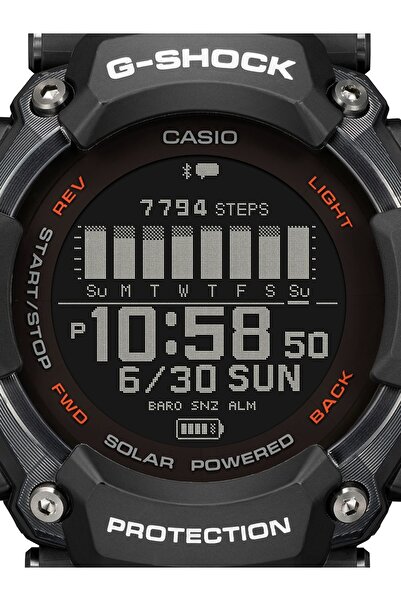 Casio Mens Watch GBD-H2000-1AER, Quartz, 53mm, 20ATM