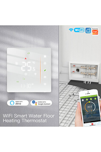 Choice ترموستات التدفئة الأرضية بالماء/الكهرباء من نوع WH WIFI Water MOES WiF...
