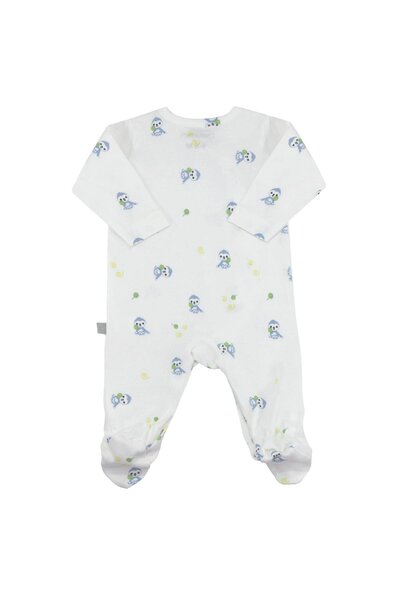 Boumini Baby Booties Jumpsuit Blue Miskin