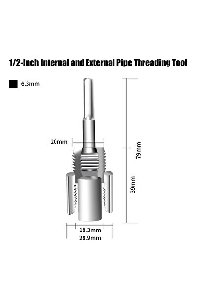 Choice أدوات تثبيت خيوط أنابيب DN15 Rafford PPR بمقاس 1/2 بوصة و3/4 بوصة (DN1...