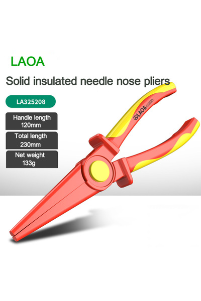 Choice LA325208 LAOA كماشة بلاستيكية معزولة صلبة مقاومة للجهد العالي 1000 فول...