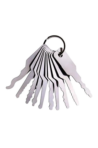 Choice 10pcs 24/10Pcs Locksmith & Auto Lock Pick Tools Combo Kit for Beginners/Pros, Titanium-Plated Car Un