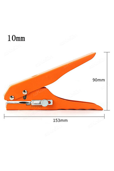 Choice كماشة تثقيب حواف 10 مم 8/10/12/15 مم أداة تثقيب كماشة إخفاء فتحة للبطاقات الورقية