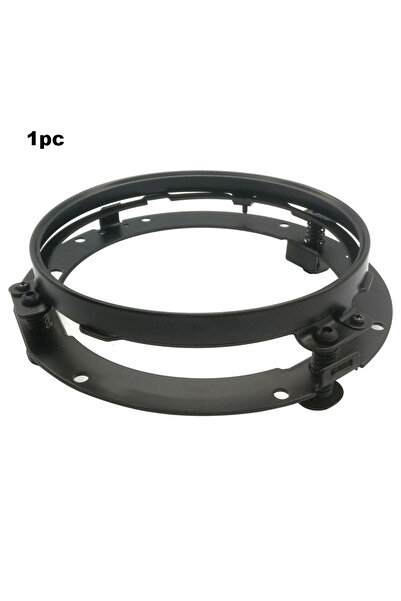 Choice حلقة تثبيت مصباح أمامي LED دائري مقاس 7 بوصات باللون الأسود قطعة واحدة...