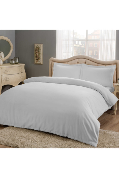 Taç Taç Color Dreams Satin Double Duvet Cover Set Gray