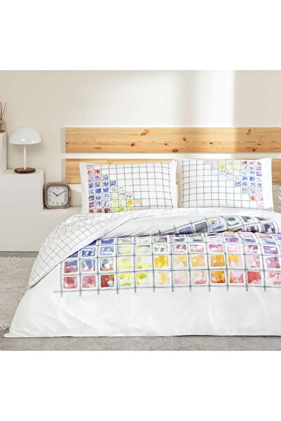 Taç Charmian Ranforce Tek Kişilik Nevresim Takımı Pembe