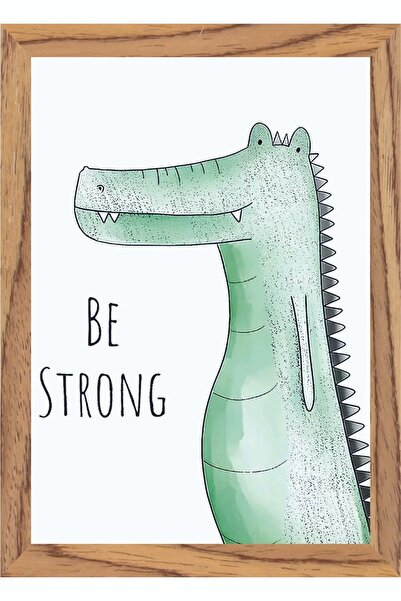 hediyesepetin Çocuk Odası İngilizce Dekoratif Retro Mdf Tablo ( Çerçeve Görün...