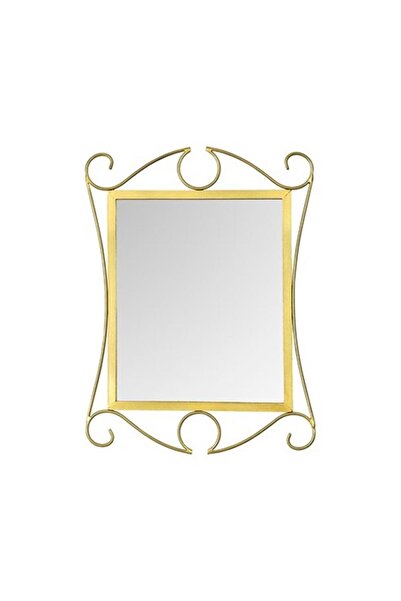 Vitale Ferforje Duvar Aynası Sarı 60 cm AK.FE0001