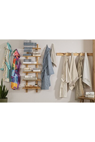 Taç Iris Pure Cotton Cotton Family Set Stone Mink