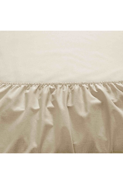 Taç Ranforce Elastic Double Sheet Set Mink
