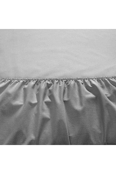 Taç Ranforce Elastic Double Sheet Set Anthracite