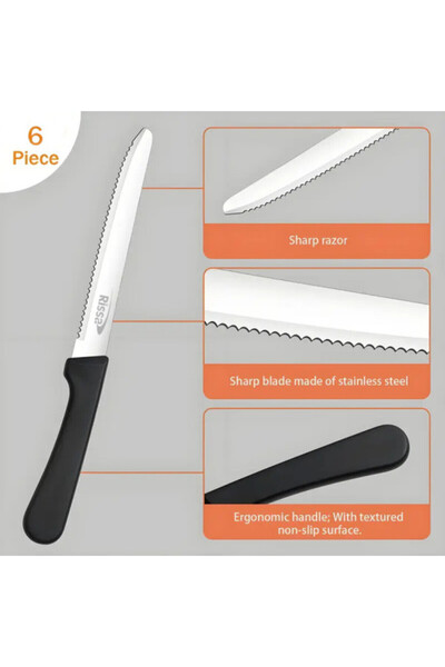 Rissa Fruit Knife Set from Rissa, 6 pieces