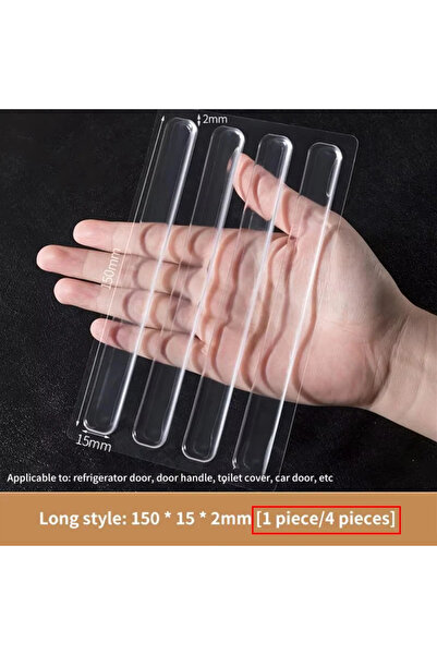 Choice 150X15X2mm Buffer Bumper Mute Protection Pad Door Stopper Toilets Drawer Door Cabinets Anti-collisio