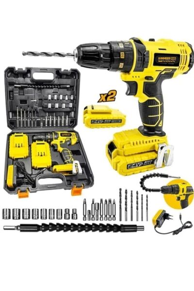 Jetta Power Tools Jetta Profesional 24w Darbeli Metal Şanzıman Şarjlı Matkap Vidalama Setli