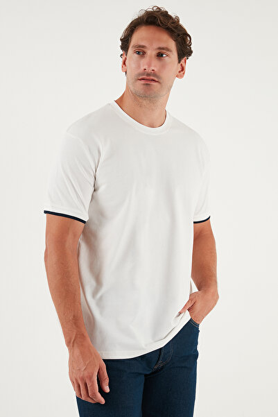 Buratti Ανδρικό μπλουζάκι από Stretch Cotton Regular Fit Crew Neck T SHIRT 5902981