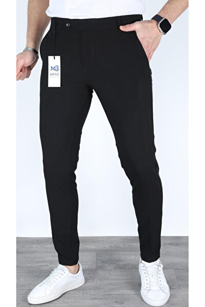 ATKGİYİM Kumaş pantolon slmfit dar kesim kemerli model