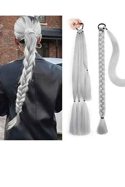 animis beauty Coada par GRI Silver, pentru impletit, fibre sintetice speciale...