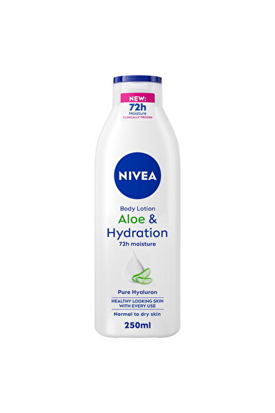 NIVEA Aloe and Hydration Body Lotion with Aloe Vera for Normal to Dry Skin 25...