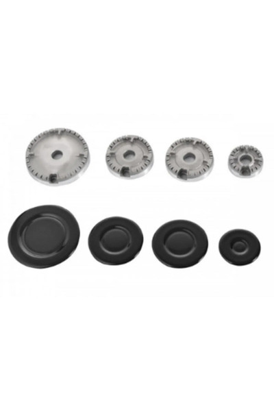 Arçelik 8-компонентен универсален комплект решетки и капаци за фурна, съвместим с всички марки (с изключение на PROFİLO-BOSCH-SİEMENS) Комплект