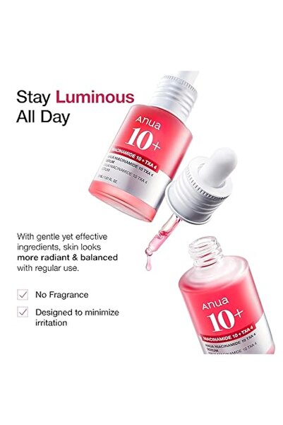 ANUA Niacinamide 10% + Txa 4% 30Ml (Renewal )