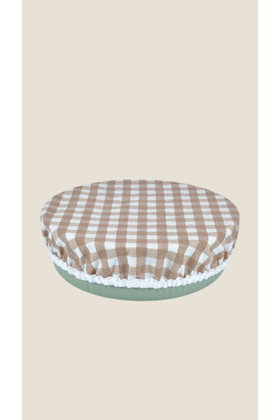 derden home 5 Adet Yeniden Kullanılabilir Pratik Lastikli Kumaş Tencere ve Ta...