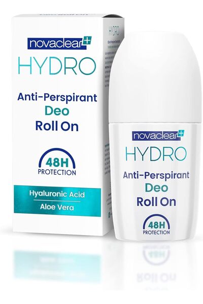 Novaclear Hydro Anti-Perspirant Deo Roll-On – 48H Sweat & Odor Control with Hyaluronic Acid 50 ml