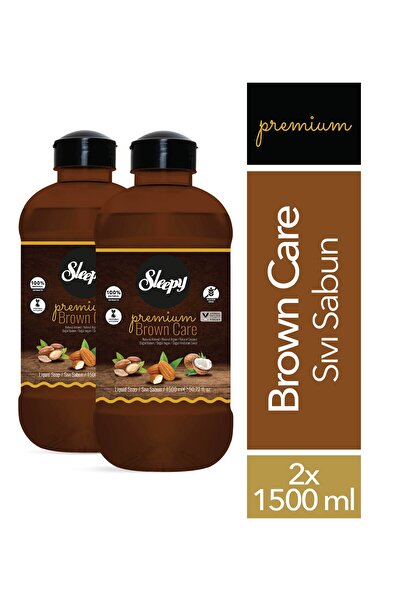 Sleepy Premium Brown Care Serisi Sıvı Sabun 2x1500 ml