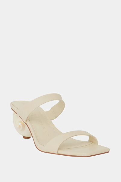 Katy Perry The Maritime Double Striped Women's Cream Heeled Slippers