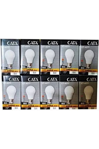 Cata 9W ŞARJLI LED AMPUL E27 BEYAZ IŞIK (6500K)