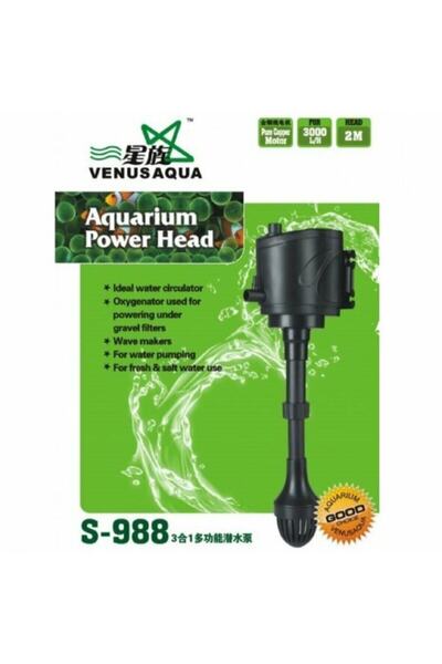 Venusaqua Venus Aqua S-988 Yedek Akvaryum Filtresi 3000l/h