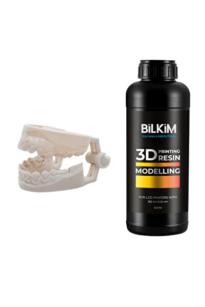 bilkim Model Reçine - 3D Yazıcı Reçine - 500 ml;  Kum Rengi