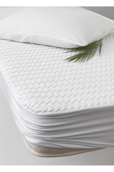 Altınbaşak Luna Kapitone Sıvı Geçirmez Fitted Alez 120x200 cm Beyaz