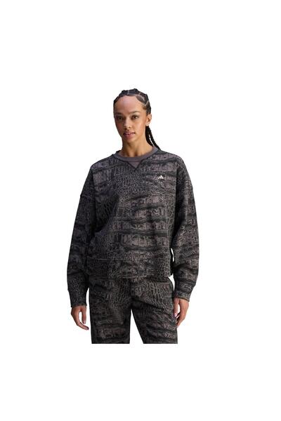adidas Jn2215-K Asmc Loose Ss P Women's Sweatshirt Anthracite